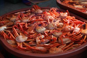 活ガニフルコースの宿で食事の変更はいつまで可能ですか？